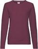 Fruit Of The Loom F315 Ladies´ Lightweight Raglan Sweat - Burgundy - XL