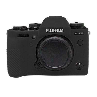PULUZ zachte siliconen beschermhoes voor FUJIFILM XT3 (zwart)