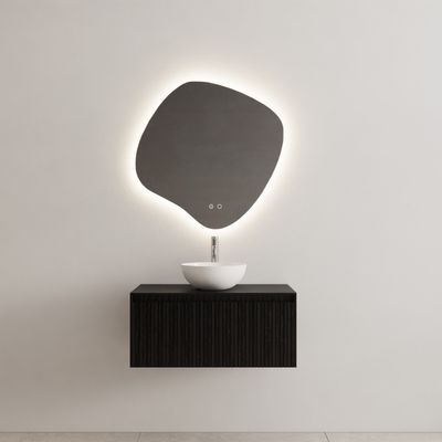 Onderkast Gliss Design Timotheus 70 CM Incl. Topplaat Black Veneer