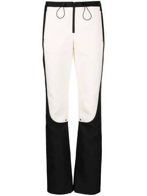 Low Classic pantalon à design colour block - Blanc
