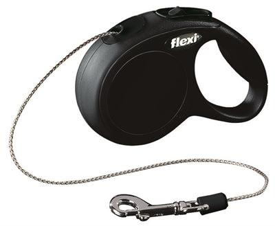 Flexi rollijn cord zwart
