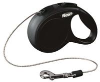Flexi rollijn cord zwart