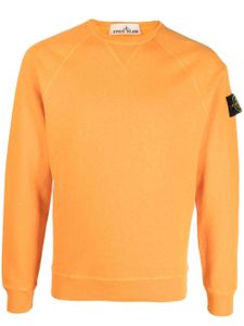 Stone Island sweat à patch logo - Orange