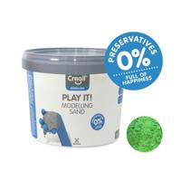 Creall play it speelzand groen, 750gr.