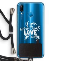 Partner in crime: Huawei P20 Lite Transparant Hoesje met koord
