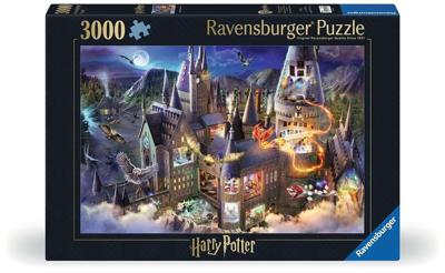 Ravensburger puzzel 3000 stukjes hogwarts castle cutaway