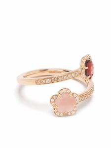 Pasquale Bruni bague Figlia dei Fiori en or rose 18ct ornée de pierres variées