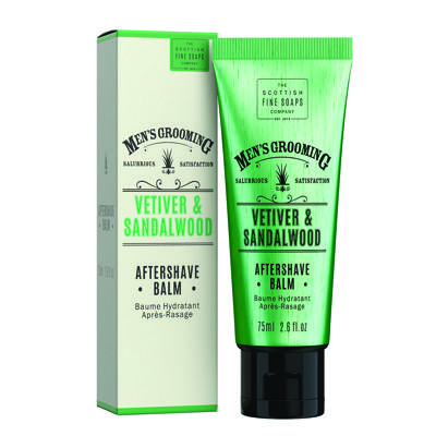 Scottish Fine Soaps Balsem Men's Grooming Vetiver & Sandalwood Aftershave Balm 75ml | Voor Mannen Scottish Fine Soaps Balsem Men's Grooming Vetiver & Sandalwood Aftershave Balm 75ml | Voor Mannen