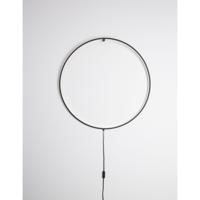 Lyora VloerlampRing zwart Ø 45cm - 9108312