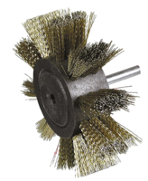 Hikoki accessoires Waaierborstel 100X6X0.3 Gegalvaniseerd Gegolfd Staaldraad - 751325