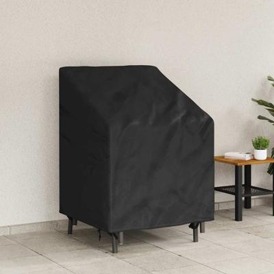 Tuinstoelhoes Zwart 75 x 78 x 65 / 100 cm 600D stof