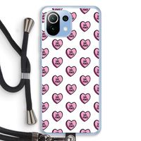 GIRL POWER: Xiaomi Mi 11 Lite Transparant Hoesje met koord