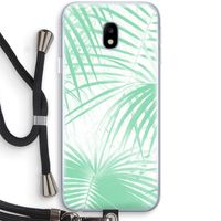 Palmbladeren: Samsung Galaxy J3 (2017) Transparant Hoesje met koord