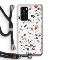 Terrazzo N°4: Huawei P40 Transparant Hoesje met koord