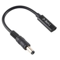 DP USB-C/type-C naar 5 5 x 2.1 mm voedings adapter oplader kabel