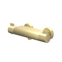 Douchethermostaatkraan IVY Pact Opbouw Cooltouch Geborsteld Mat Goud PVD IVY