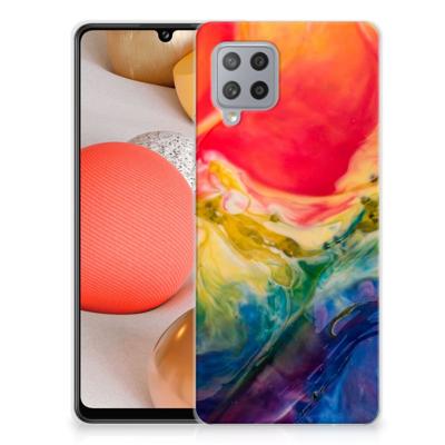 Smartphone hoesje Samsung Galaxy A42 Watercolor Dark Smartphone hoesje Samsung Galaxy A42 Watercolor Dark