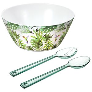 Kesper Slakom/schaal met kunststof slacouvert - Melamine - D25 cm