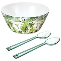 Kesper Slakom/schaal met kunststof slacouvert - Melamine - D25 cm - thumbnail