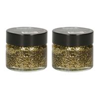 Superstar Glittergel - 2x - lichaam en gezicht - goud - 15 ml