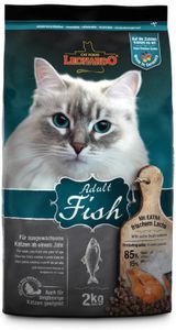 Leonardo Cat Food Adult Fish droogvoer voor kat 2 kg Volwassen Vis