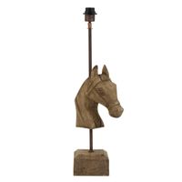 Light & Living - Lampvoet HORSE - 27x14.5x68cm - Bruin - thumbnail