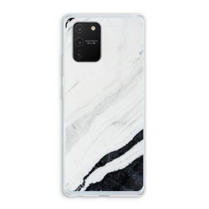 Elegante marmer: Samsung Galaxy S10 Lite Transparant Hoesje
