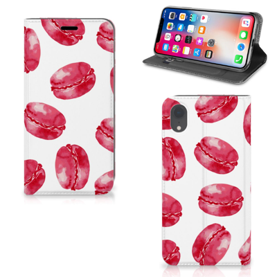 Apple iPhone Xr | Flip Style Cover | Pink Macarons