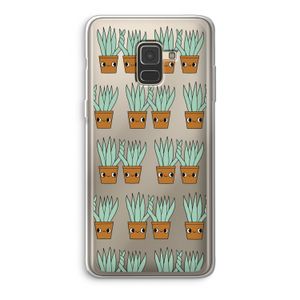 Sansevieria: Samsung Galaxy A8 (2018) Transparant Hoesje