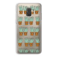 Sansevieria: Samsung Galaxy A8 (2018) Transparant Hoesje