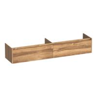 Brauer Embrace - Onderkast - 200 cm - met 2 Softclose Lades Greeploos en 2 Sifon Uitsparingen - Honey