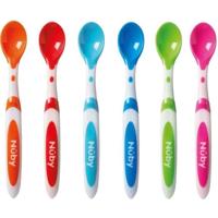 Set van 6 speenlepels - NUBY - Multicolor