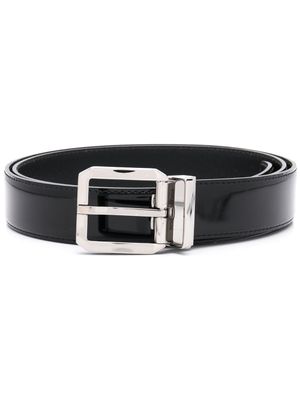 Dolce & Gabbana ceinture à boucle carrée - Noir