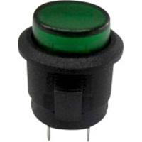 TRU COMPONENTS 1587807 TC-R13-523AL-05GN Druktoets 250 V/AC 1.5 A 1x uit/(aan) Moment Groen 1 stuk(s) - thumbnail