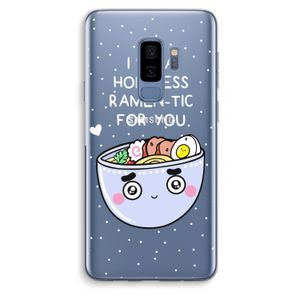 I'm A Hopeless Ramen-Tic For You: Samsung Galaxy S9 Plus Transparant Hoesje