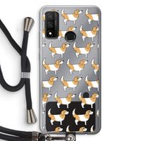 Doggy: Huawei P Smart (2020) Transparant Hoesje met koord