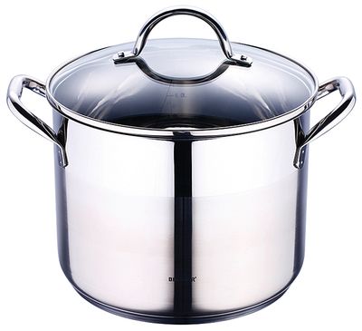 Bergner RVS kookpan met deksel (8,2 liter)