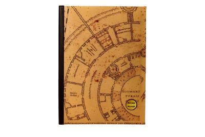 Harry Potter Notebook with Light Marauder's Map