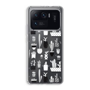 Cactusmotief: Xiaomi Mi 11 Ultra Transparant Hoesje