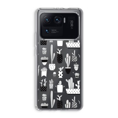 Cactusmotief: Xiaomi Mi 11 Ultra Transparant Hoesje