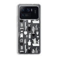 Cactusmotief: Xiaomi Mi 11 Ultra Transparant Hoesje