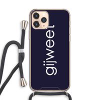 Gijweet: iPhone 11 Pro Transparant Hoesje met koord