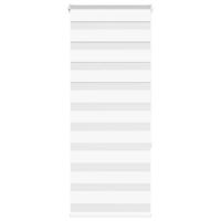 VidaXL Zebra rolgordijn 65x150 cm stofbreedte 60,9 cm polyester wit