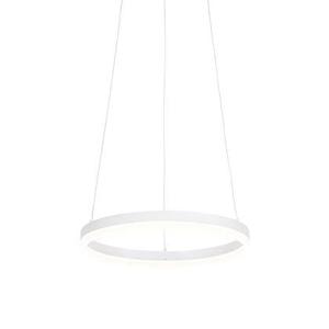 QAZQA Design hanglamp wit 40 cm incl. LED 3-staps dimbaar - Anello