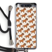 Pony: Samsung Galaxy A80 Transparant Hoesje met koord Pony: Samsung Galaxy A80 Transparant Hoesje met koord