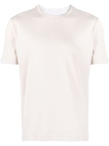 Eleventy crew-neck cotton T-shirt - Tons neutres