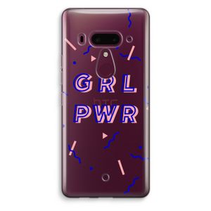 GRL PWR: HTC U12+ Transparant Hoesje