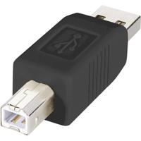Renkforce USB 2.0 Adapter [1x USB-A 2.0 stekker - 1x USB-B 2.0 stekker] rf-usba-03 Vergulde steekcontacten