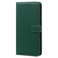 OPPO A17 hoesje - Bookcase - Koord - Pasjeshouder - Portemonnee - Camerabescherming - Kunstleer - Groen