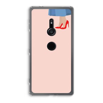 High heels: Sony Xperia XZ2 Transparant Hoesje